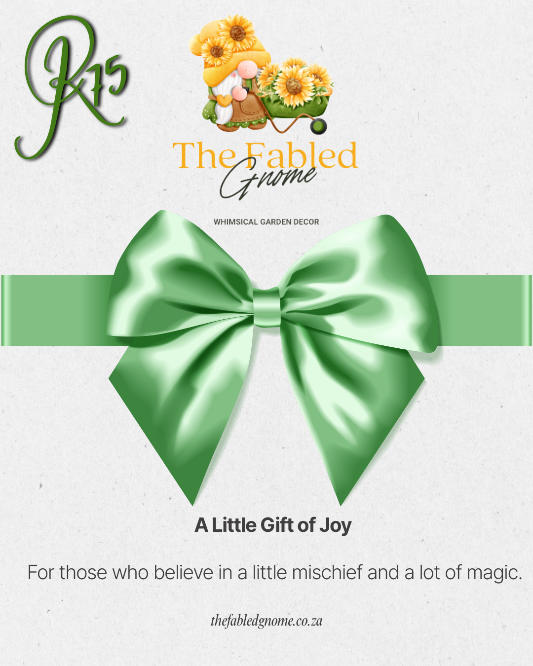 The Fabled Gnome Gift Card